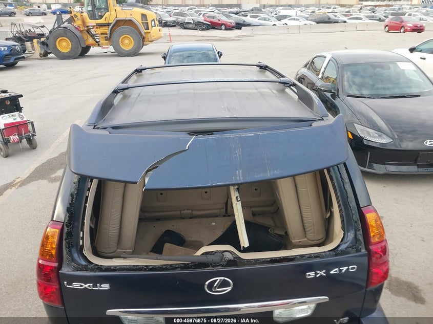 2004 LEXUS GX SPORT UTILITY VEHICLE 4.7L V-8 DOHC, 235HP