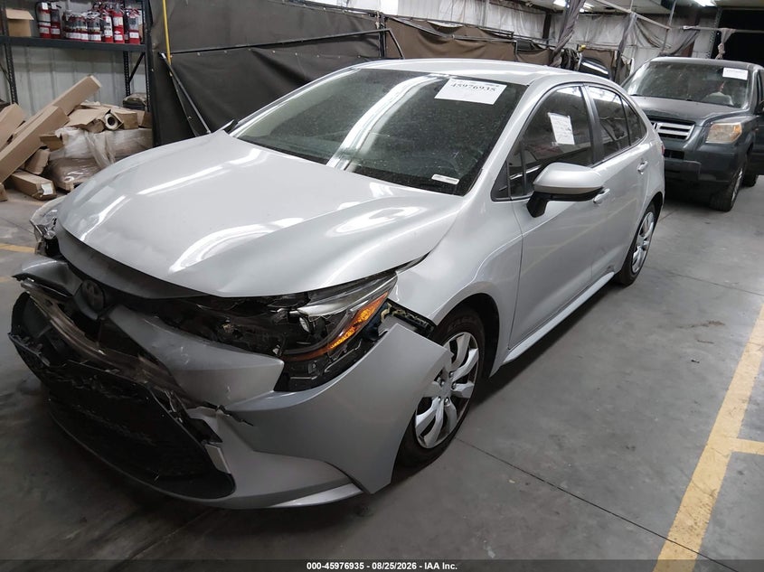 2020 Toyota Corolla, Удар спереду, IAAI, VIN JTDEPRAE8LJ075818 — фото 2