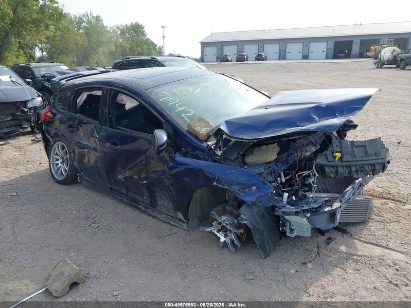 Vin: 1fadp3l94hl302299, lot: 46476193, ford focus st 20171
