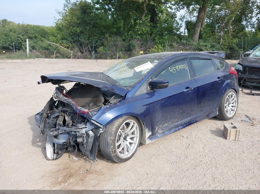 2017 Ford Focus ST, Front & Rear, IAAI, VIN 1FADP3L94HL302299 — photo 2