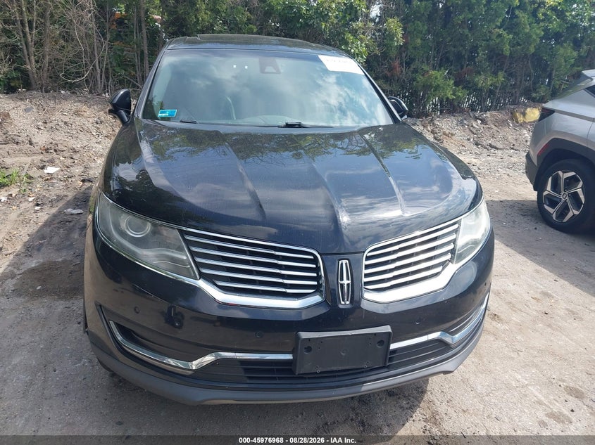 LINCOLN MKX 2016 VIN 2LMTJ8LP4GBL41587