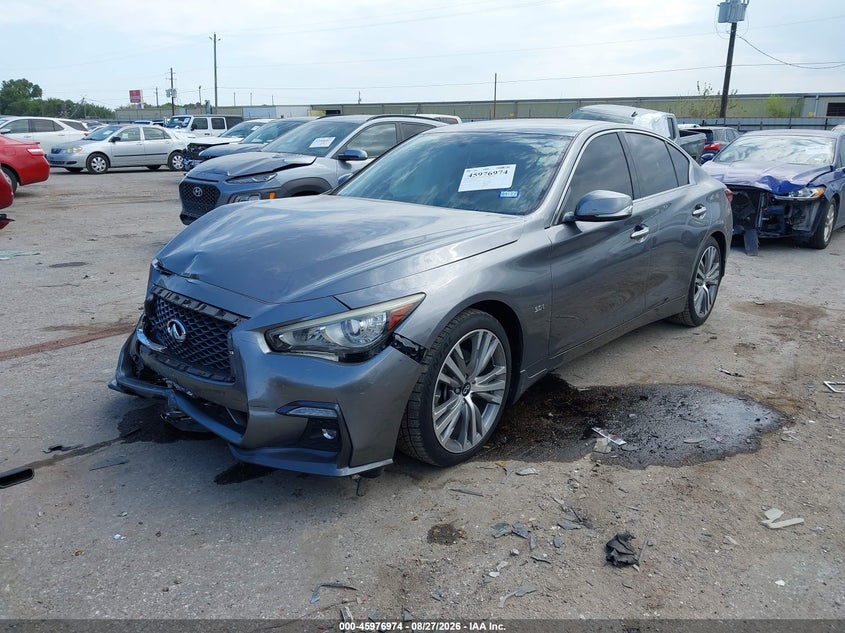 2018 Infiniti Q50, Удар спереду, IAAI, VIN JN1EV7AP4JM359246 — фото 2