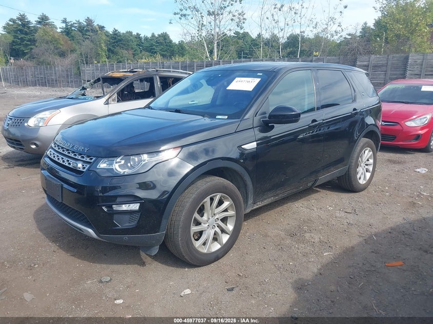 Vin: salcr2rx9jh761409, lot: 46476277, land rover discovery sport hse 20182