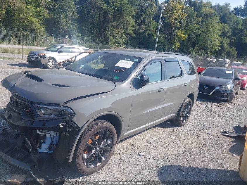 Vin: 1c4rdjdg6sc548806, lot: 46476279, dodge durango gt plus awd 20252
