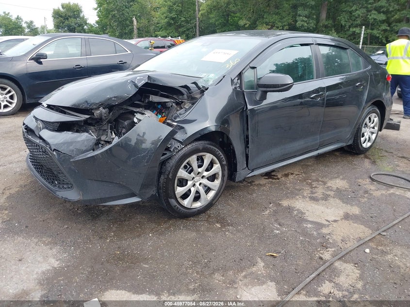 2022 Toyota Corolla, Front End, IAAI, VIN 5YFEPMAE7NP328497 — photo 2