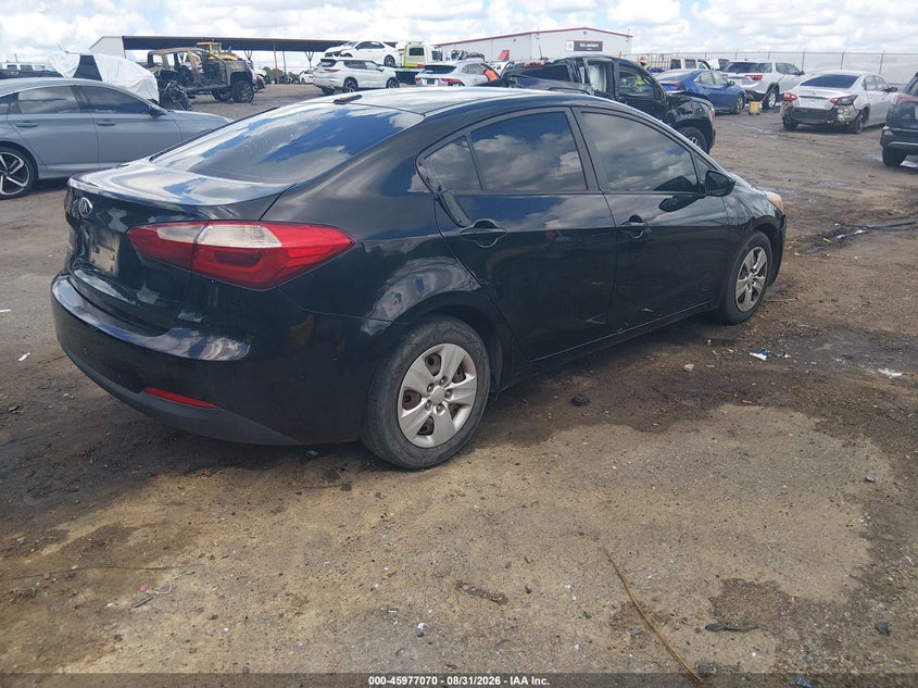Vin: knafk4a62g5521682, lot: 46476310, kia forte lx 20164