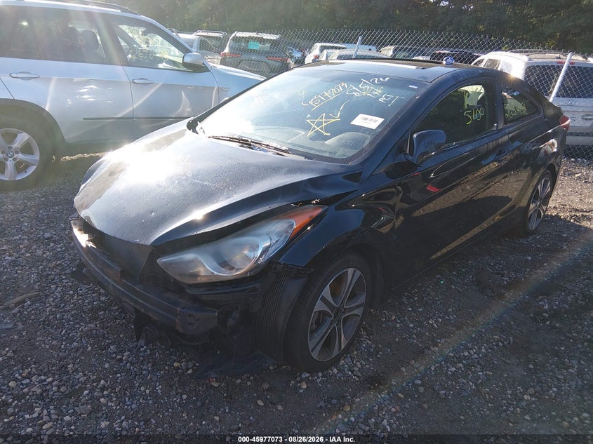 2013 Hyundai Elantra Se, Left & Right Side, IAAI, VIN KMHDH6AE3DU004870 — photo 2