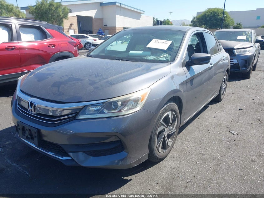 2016 Honda Accord Lx, Right Rear, IAAI, VIN 1HGCR2F33GA213806 — photo 2