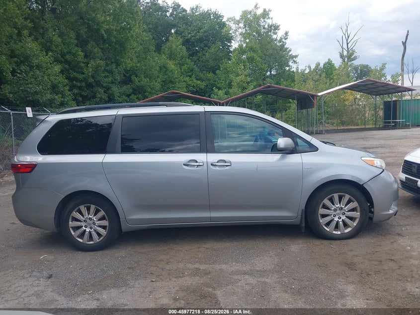 2016 TOYOTA SIENNA VAN 3.5L V-6 DOHC, VVT, REGULAR , 266HP