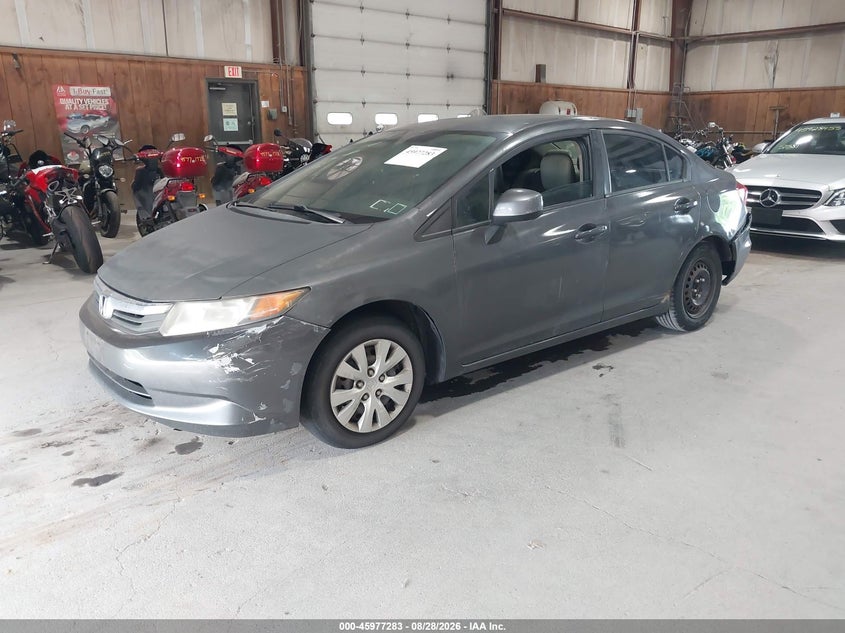 2012 HONDA CIVIC auction photo 2