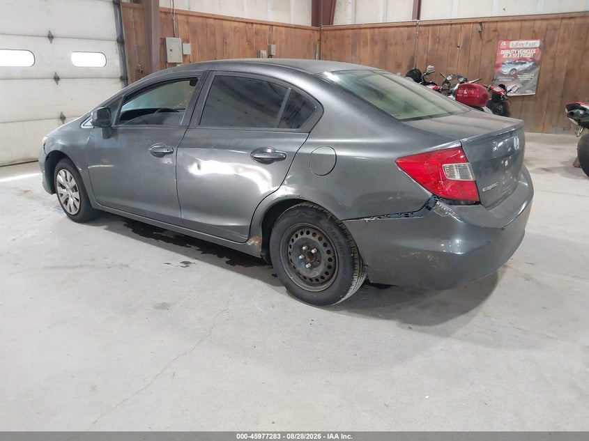 2012 HONDA CIVIC auction photo 3