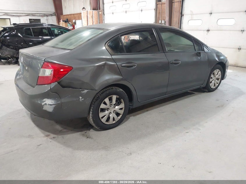 2012 HONDA CIVIC auction photo 4