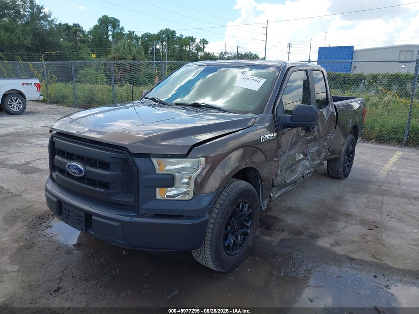 2016 Ford F-150, Left Side, IAAI, VIN 1FTEX1CP1GFD01576 — photo 2