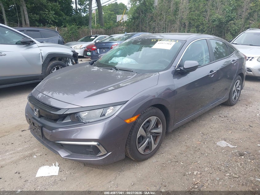 2021 Honda Civic, Ходова, IAAI, VIN 2HGFC2F60MH519724 — фото 2