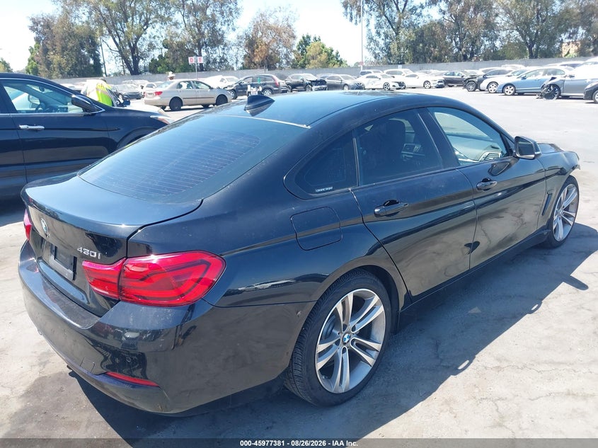 Vin: wba4j1c50jbm10733, lot: 46476621, bmw 430i gran coupe 20184