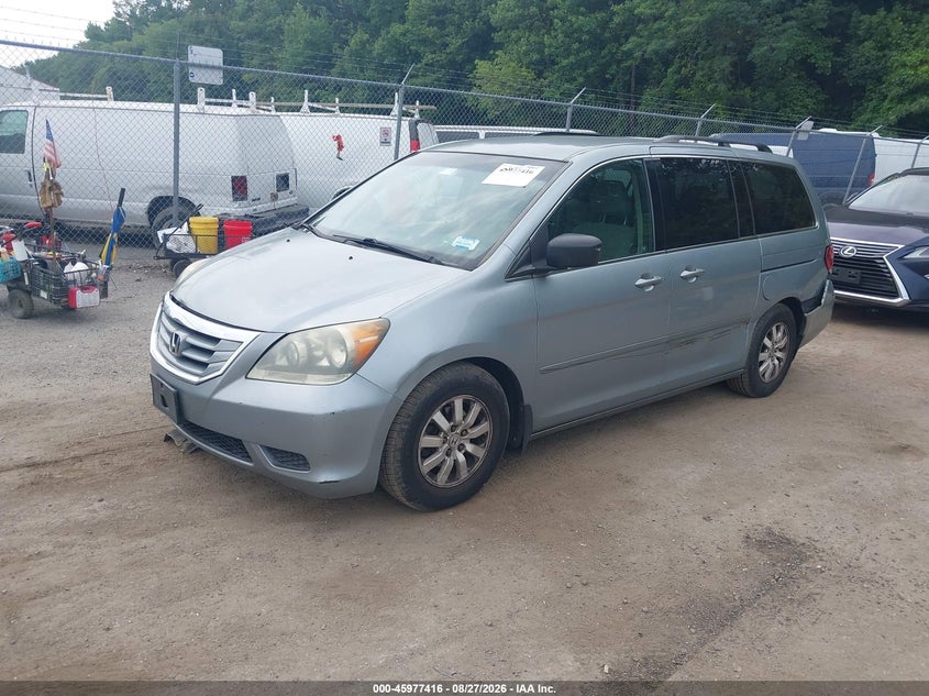 2010 Honda Odyssey, Лівий зад, IAAI, VIN 5FNRL3H43AB048683 — фото 2
