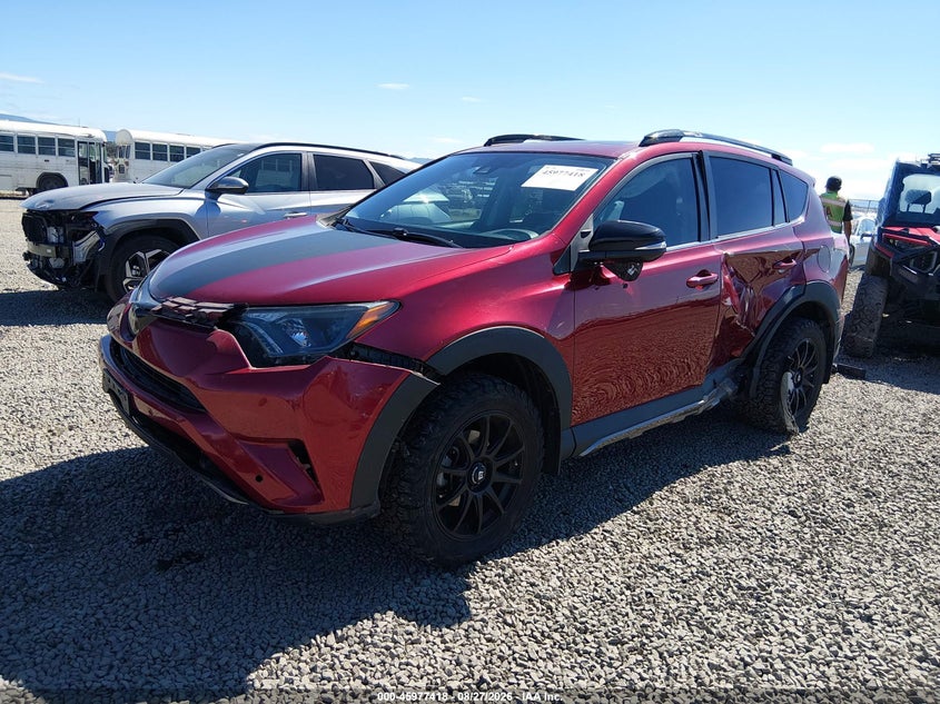 2018 Toyota RAV 4, Левый бок, IAAI, VIN 2T3RFREV9JW787722 — фото 2
