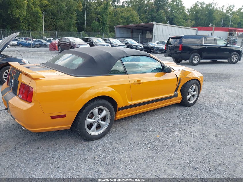 FORD MUSTANG 2007 VIN 1ZVHT85H175237842