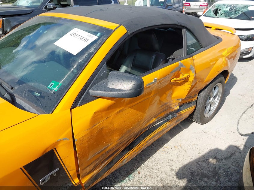 FORD MUSTANG 2007 VIN 1ZVHT85H175237842