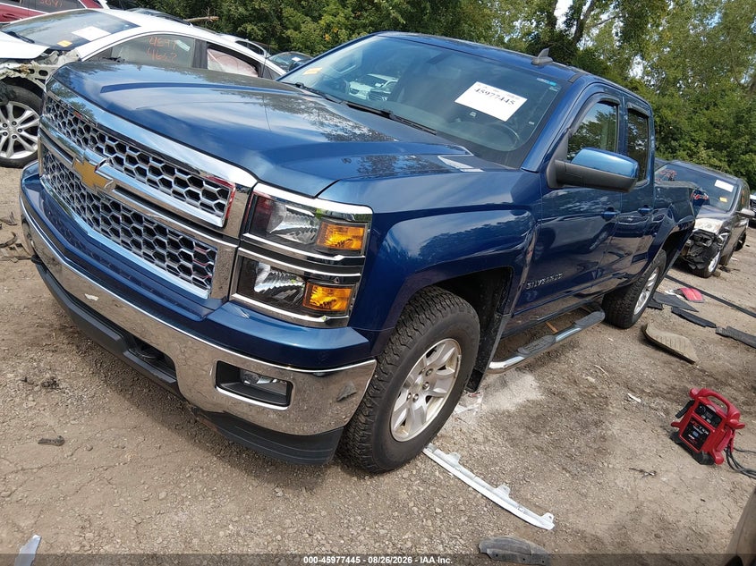 2015 Chevrolet Silverado, Удар ззаду, IAAI, VIN 1GCVKREC3FZ441536 — фото 2