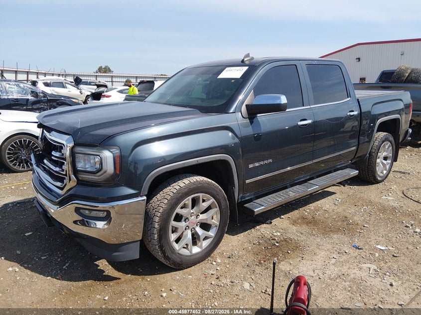 2018 GMC Sierra, Удар спереди, IAAI, VIN 3GTP1NEC1JG473012 — фото 2