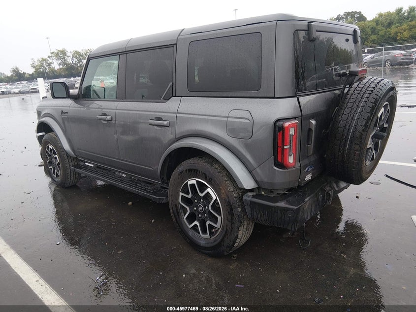Vin: 1fmde8bh6rlb30697, lot: 46476709, ford bronco outer banks 20243
