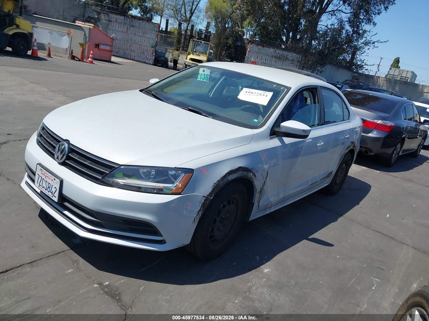 2017 Volkswagen Jetta, Левый бок, IAAI, VIN 3VW2B7AJ3HM343006 — фото 2