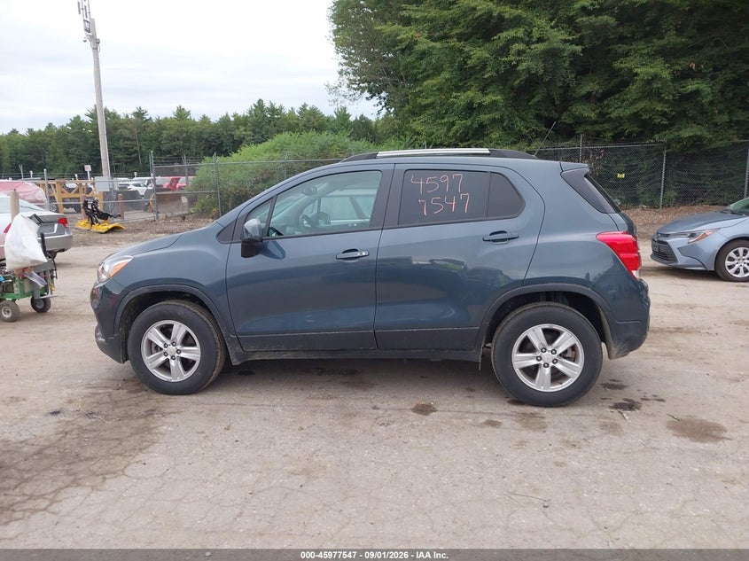 CHEVROLET TRAX 2022 VIN KL7CJPSMXNB540743