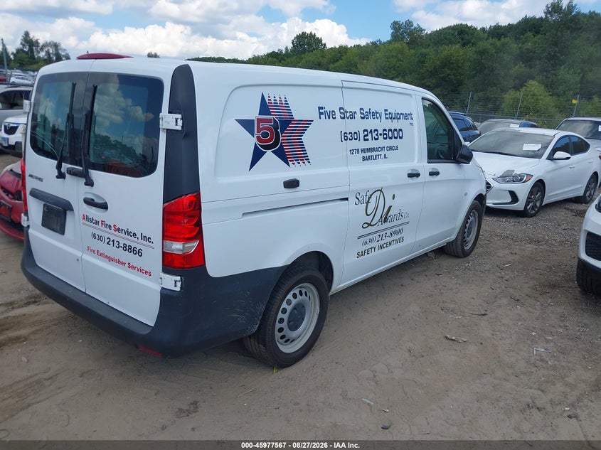 Vin: w1yv0bey1n4132308, lot: 46476808, mercedes-benz metris 20224