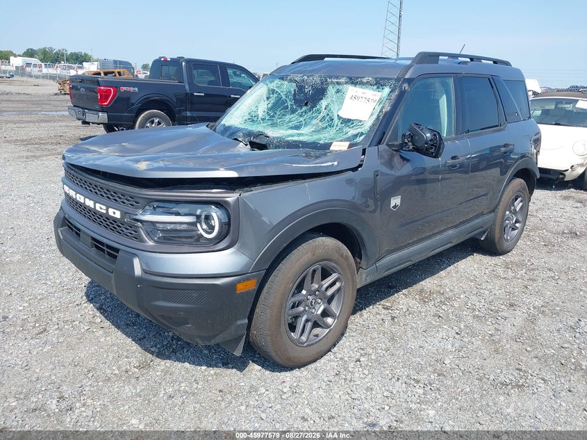 Vin: 3fmcr9bn9srf33429, lot: 46476819, ford bronco sport big bend 20252