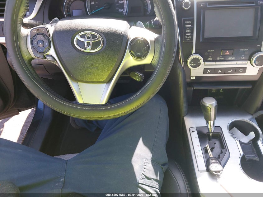 2012 TOYOTA CAMRY SEDAN 2.5L I-4 DOHC, VVT, REGULAR , 173HP