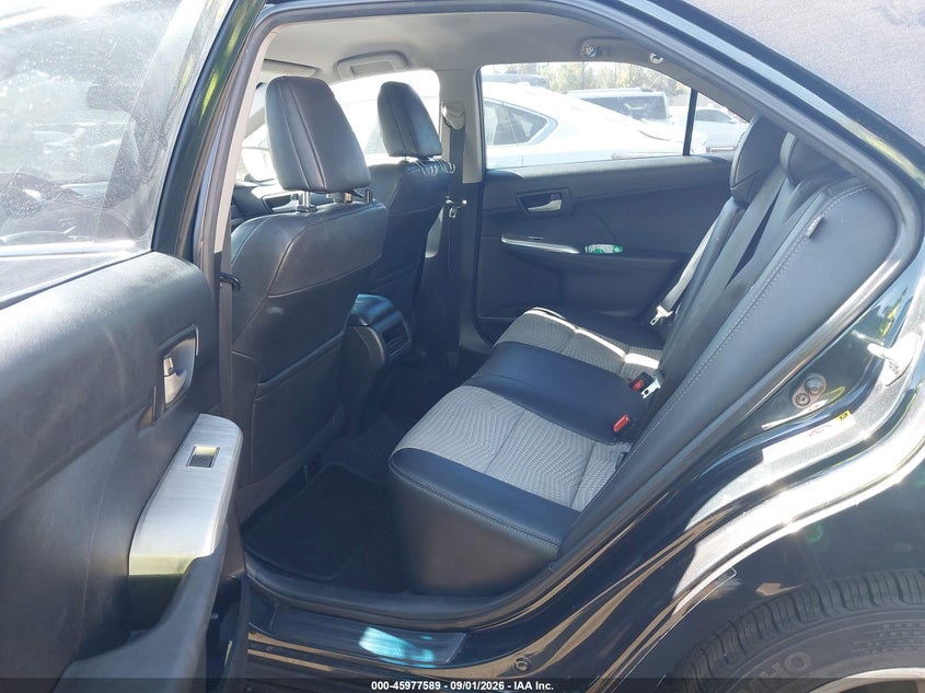 2012 TOYOTA CAMRY SEDAN 2.5L I-4 DOHC, VVT, REGULAR , 173HP