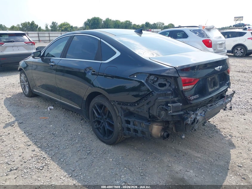 Vin: kmhgn4je0fu039699, lot: 46476849, hyundai genesis 3.8 20153