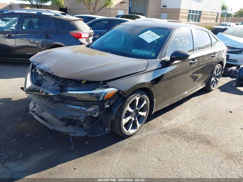 2025 Honda Civic, Right Front, IAAI, VIN 2HGFE4F86SH340527 — photo 2