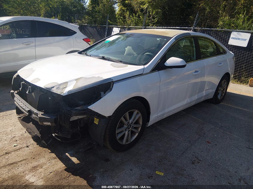 2016 Hyundai Sonata, Front End, IAAI, VIN 5NPE24AFXGH266018 — photo 2