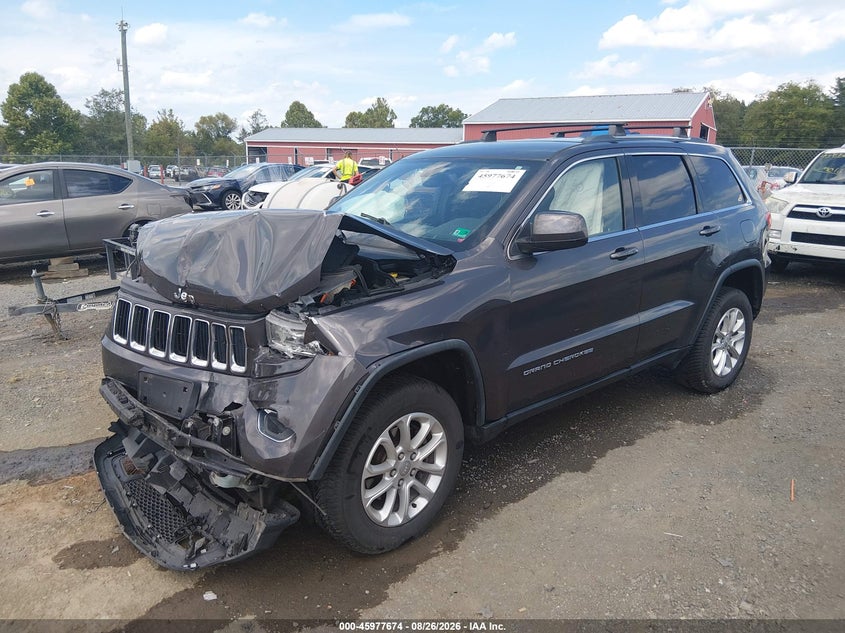 2015 Jeep Grand Cherokee Laredo, Front End, IAAI, VIN 1C4RJFAG7FC209973 — photo 2