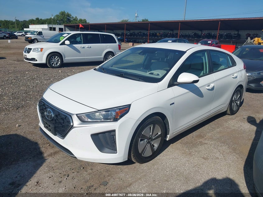 Vin: kmhc65lcxlu233018, lot: 46476917, hyundai ioniq hybrid blue 20202