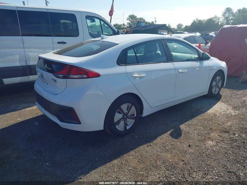 Vin: kmhc65lcxlu233018, lot: 46476917, hyundai ioniq hybrid blue 20204