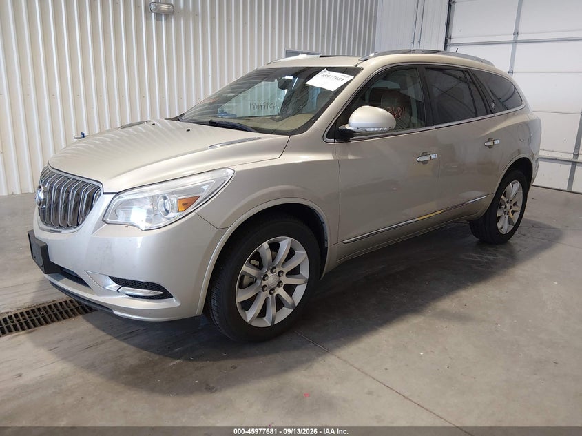 Vin: 5gakrckd1fj245510, lot: 46476921, buick enclave premium 20152