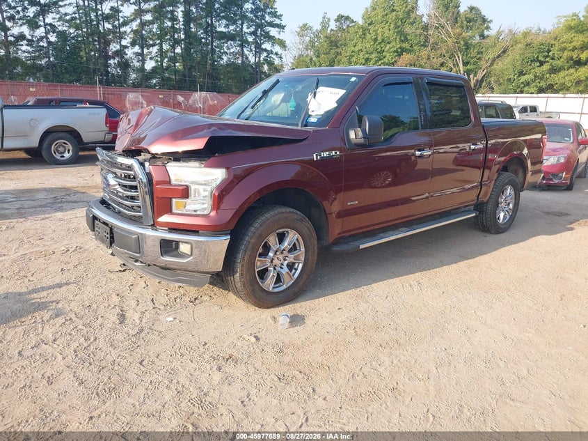 2016 Ford F-150, Удар спереду, IAAI, VIN 1FTEW1EG3GKD74259 — фото 2