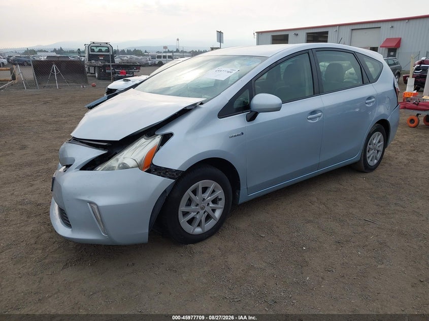 2012 TOYOTA PRIUS V auction photo 2