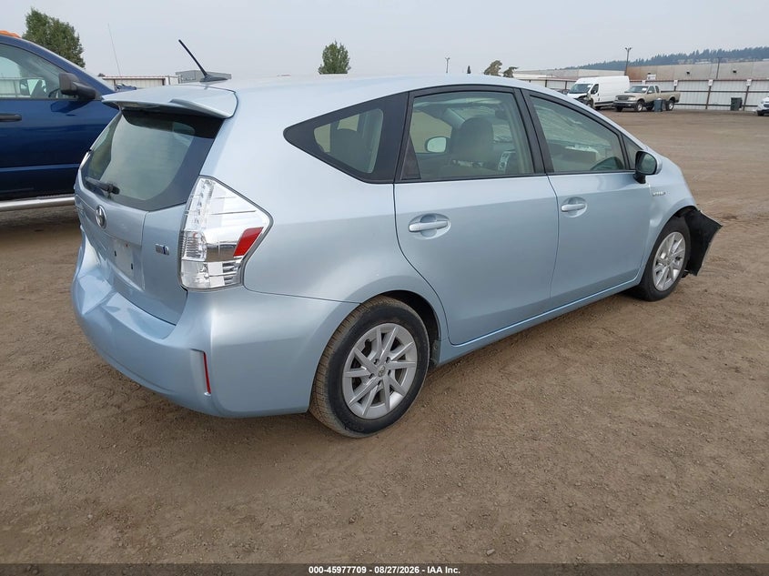 2012 TOYOTA PRIUS V auction photo 4