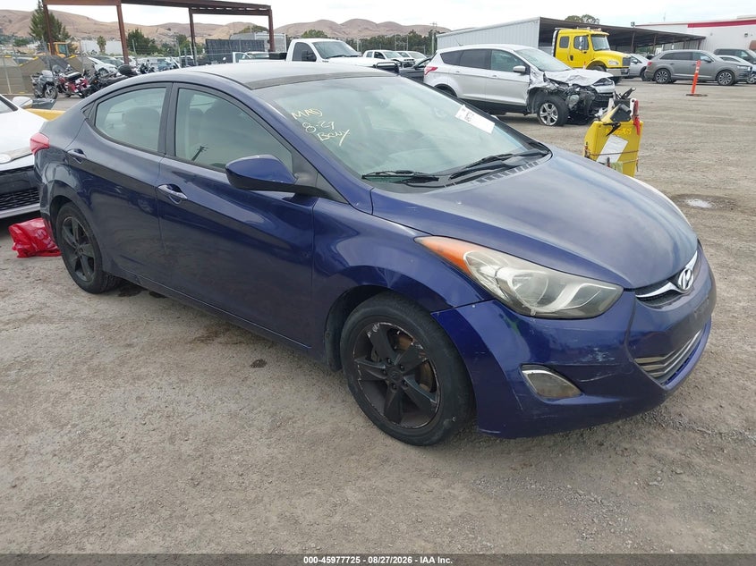 2012 HYUNDAI ELANTRA auction photo 1