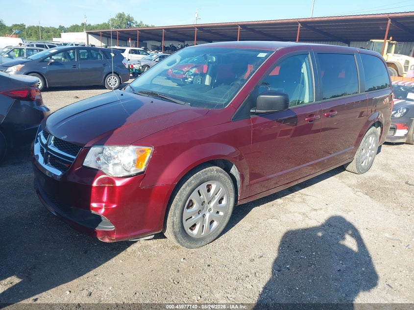 Vin: 2c4rdgbg0jr254877, lot: 46476980, dodge grand caravan se 20182