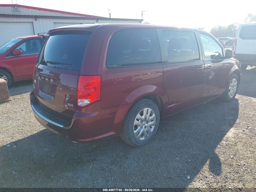 Vin: 2c4rdgbg0jr254877, lot: 46476980, dodge grand caravan se 20184