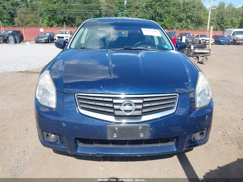 NISSAN MAXIMA 2008 VIN 1N4BA41E28C822497