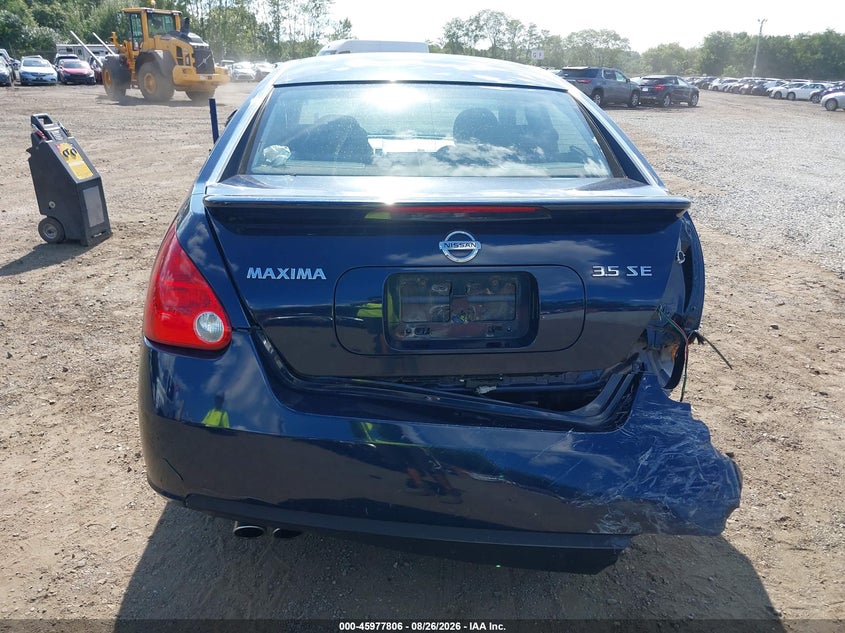 NISSAN MAXIMA 2008 VIN 1N4BA41E28C822497