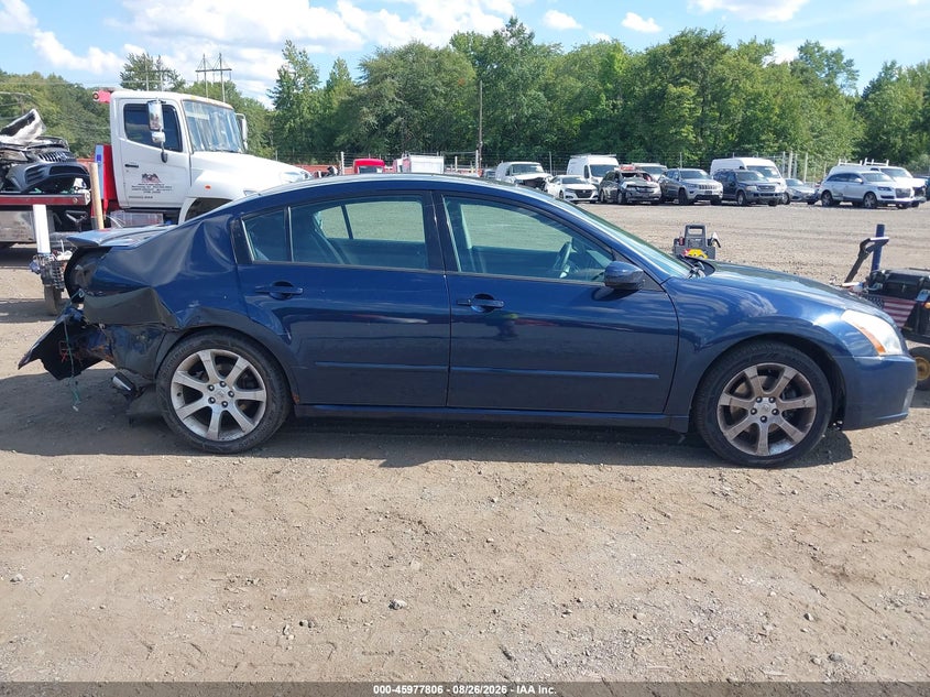 NISSAN MAXIMA 2008 VIN 1N4BA41E28C822497