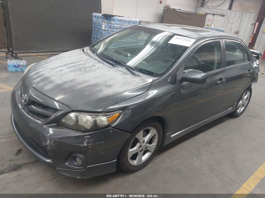 2012 Toyota Corolla, Rear, IAAI, VIN 2T1BU4EE1CC897767 — photo 2