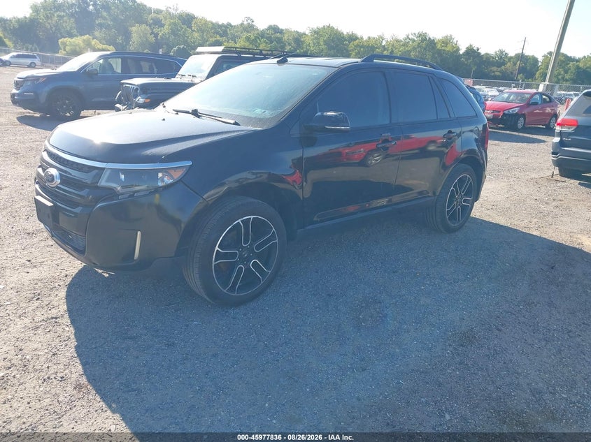 Vin: 2fmdk3jc9eba08671, lot: 46477076, ford edge sel 20142